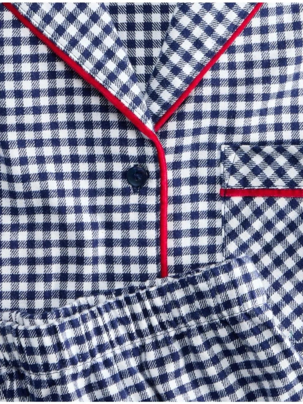 Charter Club Women's 2-Pc. Cotton Flannel Packaged Pajamas Set, Gingham Check - Picture 3 of 4